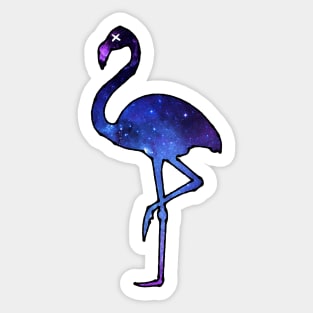 Flamingo. Dead or Alive. Sticker